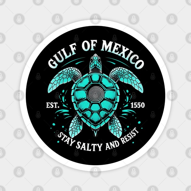 Gulf-Of-Mexico Magnet by Creatifly Graphic Tees